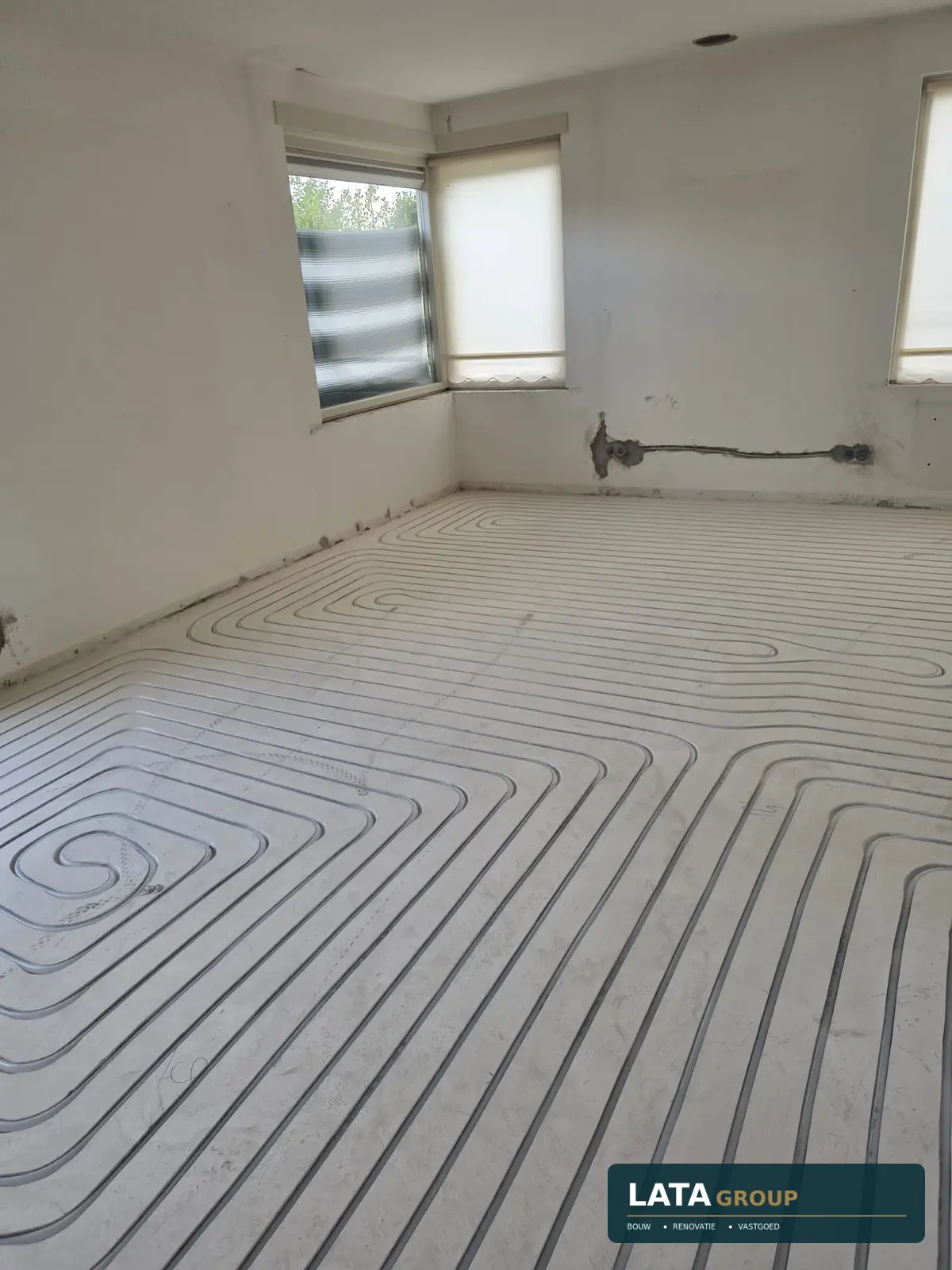 Vloerverwarming over meerdere zones, uitgevoerd door LATA Group